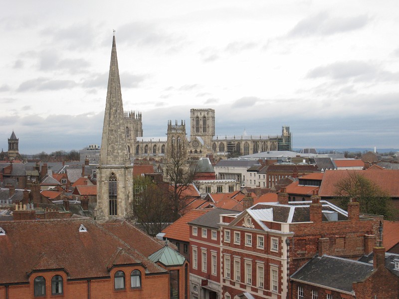 2011 UK England York 0655.jpg - A visit to Newcastle England for a company audit allowed time to visit the city of York. Train rides, train museum, walled city, large churches.